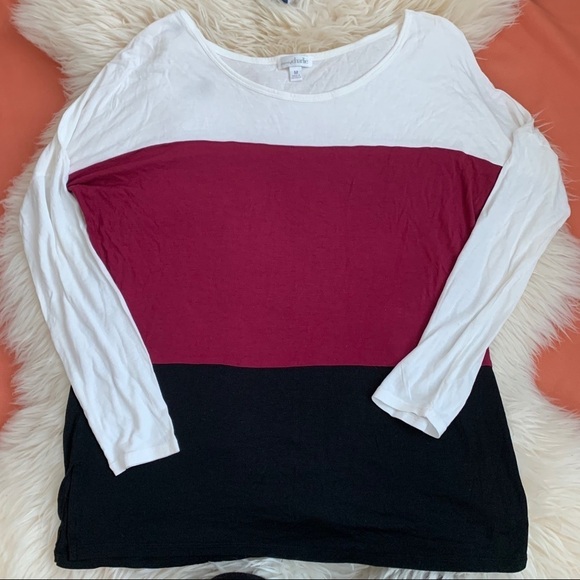 CHARMING CHARLIE Tri-color Tops Size M - Picture 2 of 5